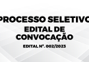 Processo Seletivo de Escolha dos Conselheiros Tutelares, edital de convocação Nº. 002/2023.